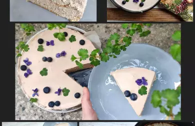 Oříškovo-tvarohový dort