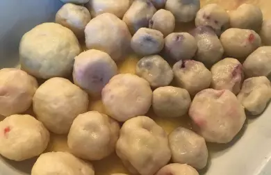 Tvarohové ovocné knedlíky - nízkosacharidové