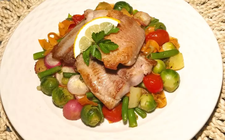 Sumeček africký s restovanou zeleninou - LC