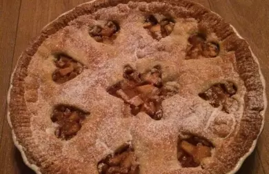 Linecký koláč s jablky