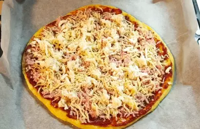 PIZZA z mandlové mouky - LC