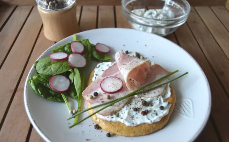 Low carb pečivo - oopsie placky