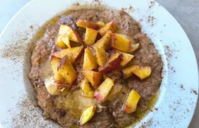 Proteinová kaše ala mrkvový dort