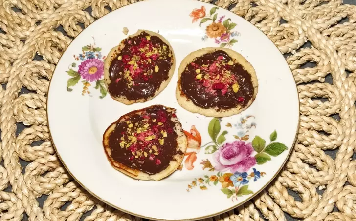 Lívanečky z banánu a cottage sýru