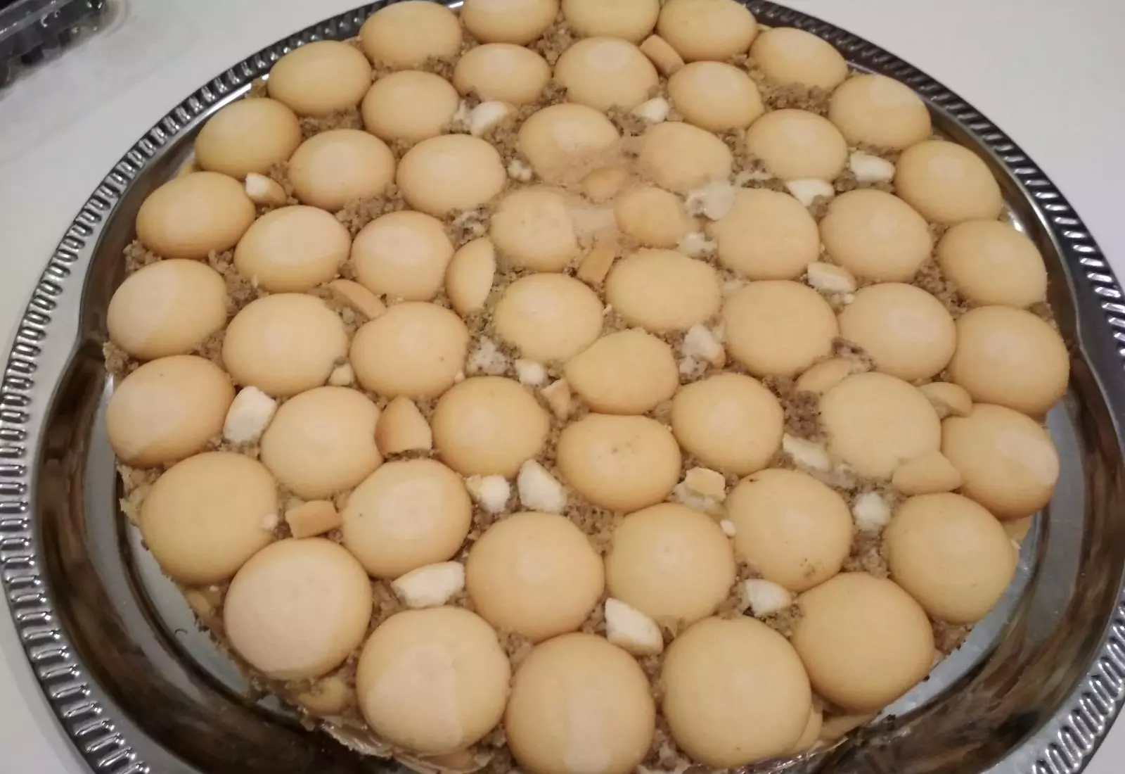 Piškotový dort Malakov bez pečení