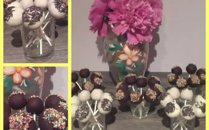 Svatební dortová lízátka- cake pops