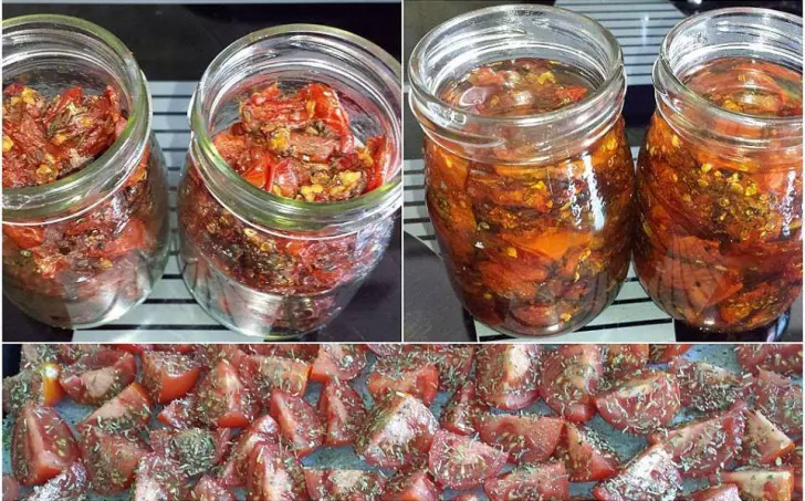 DOMÁCÍ SUŠENÁ (PEČENÁ) RAJČATA