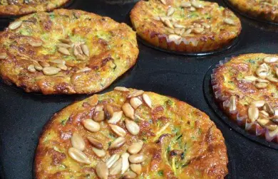 Slané cuketové muffiny