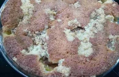 Drobenkový bleskový koláč s blumami