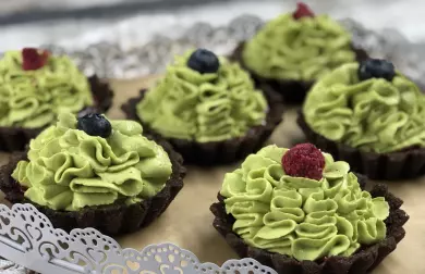 Čokoládové TARTALETKY s ovocem a MASCARPONE!! Low carb!!!