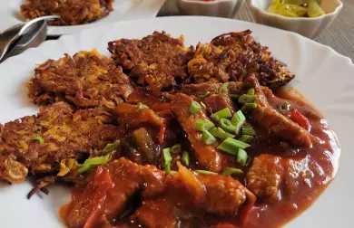 KATŮV ŠLEH S BATÁTOVÝMI PLACIČKAMI