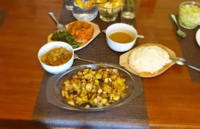 Kuřecí curry Srí Lanka