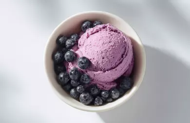 Zdravá borůvková zmrzlina za 5 minut