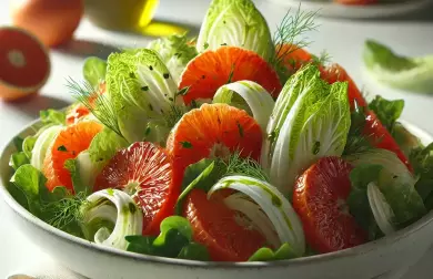 Sicilský pomerančový salát s fenyklem