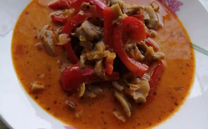 Guláš z hlivy ustricovej