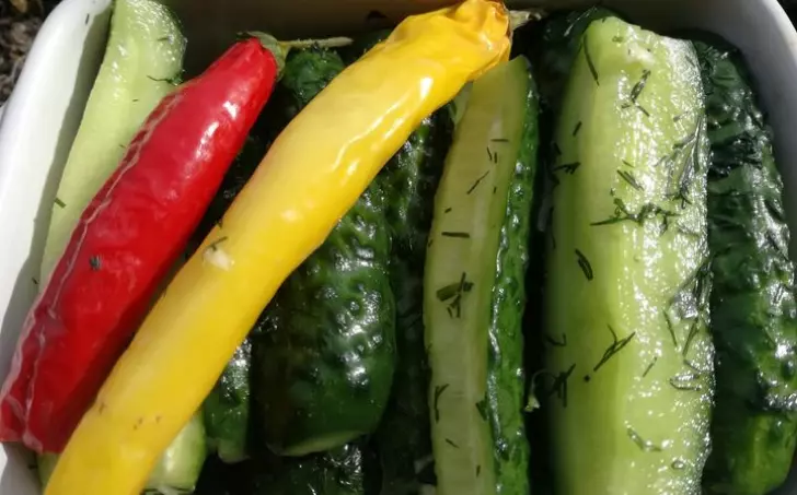 Mírně solené okurky