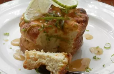 Tvarohovo-limetkové suflé