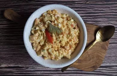 Nebramborový vánoční salát s kaprem - LC